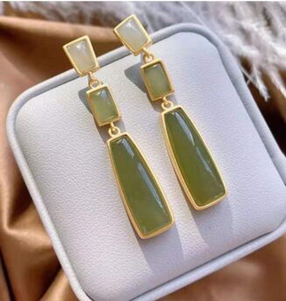 wholesale price white jade geometry earring pendant jewellery, Golden;silver
wholesale price white jade geometry earring pendant jewellery, Golden;silver