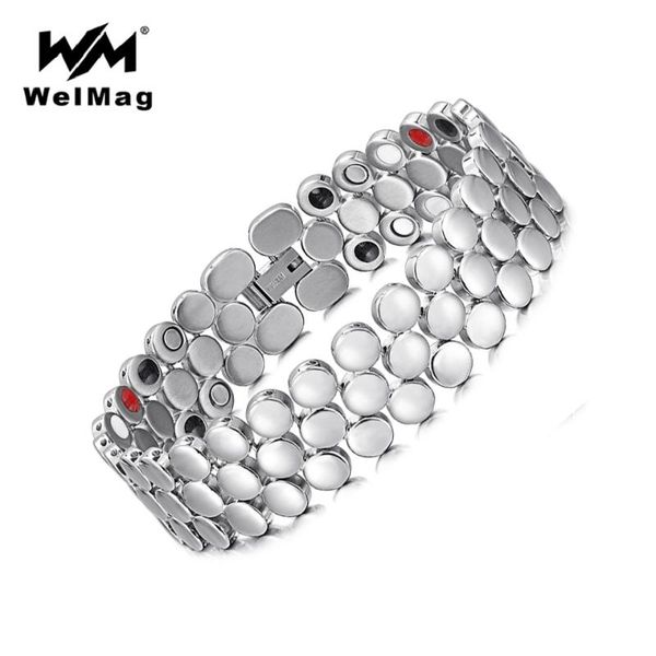 link, chain rainso 2021 natural healthy bracelet trendy bio energy titanium magnets negative ions germanium bracelets jewelry, Black
link, chain rainso 2021 natural healthy bracelet trendy bio energy titanium magnets negative ions germanium bracelets jewelry, Black