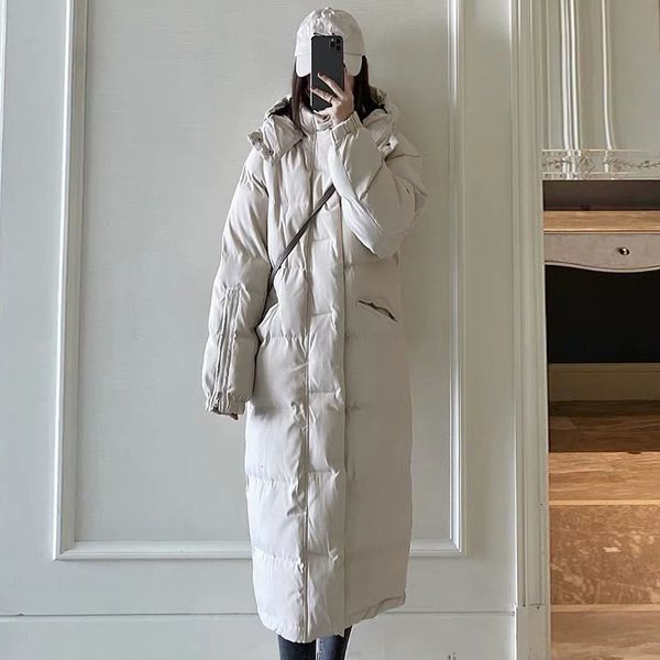 women's down & parkas winter loose large size over the knee long thick padded coat was thinner hooded jacket woman lovd, Black
women's down & parkas winter loose large size over the knee long thick padded coat was thinner hooded jacket woman lovd, Black