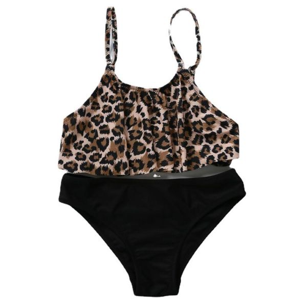 women's swimwear 6-14 years girl swimsuit kids leopard teenage bikini set falbala two piece children's girls bathing suit, White;black
women's swimwear 6-14 years girl swimsuit kids leopard teenage bikini set falbala two piece children's girls bathing suit, White;black