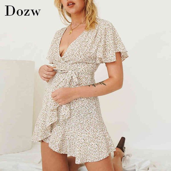 floral printed mini dress summer v neck bandage a line beach dresses flare short sleeve female casual dress robes 210414, Black;gray
floral printed mini dress summer v neck bandage a line beach dresses flare short sleeve female casual dress robes 210414, Black;gray