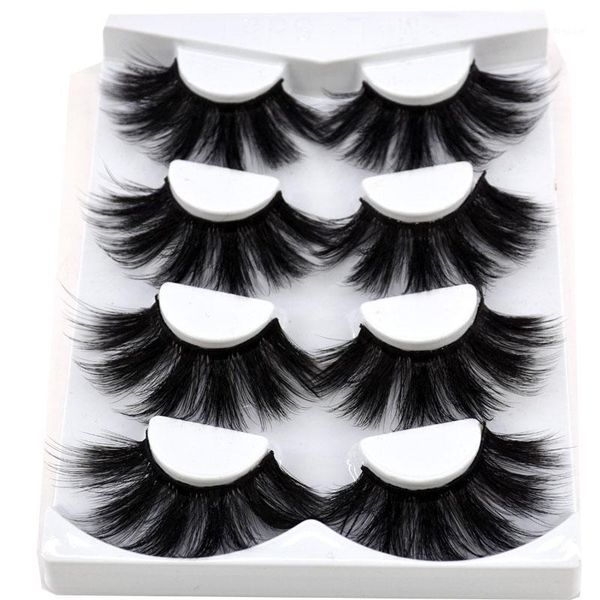 4 pairs 25 mm mink eyelashes 3d natural false thick eye makeup eyelash extension supplies1
4 pairs 25 mm mink eyelashes 3d natural false thick eye makeup eyelash extension supplies1