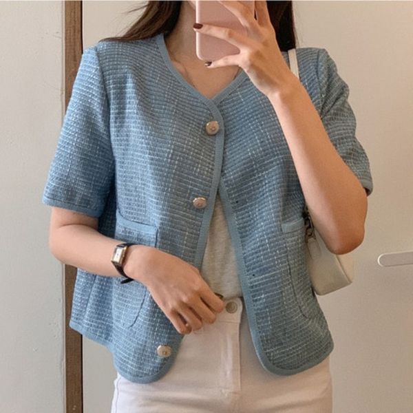 women's jackets vintage women cardigan coat 2021 summer korean chic ladies fashion casual plaid slim tweed jacket female woolen ou, Black;brown
women's jackets vintage women cardigan coat 2021 summer korean chic ladies fashion casual plaid slim tweed jacket female woolen ou, Black;brown
