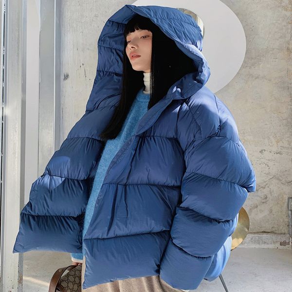 women's light luxury white goose down jacket short style new winter fashion hooded bread clothing trend, Black
women's light luxury white goose down jacket short style new winter fashion hooded bread clothing trend, Black