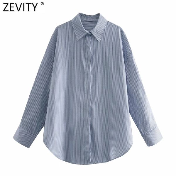 women vintage striped print casual loose blouse office ladies oversized business shirts chic chemise ls7506 210420, White
women vintage striped print casual loose blouse office ladies oversized business shirts chic chemise ls7506 210420, White