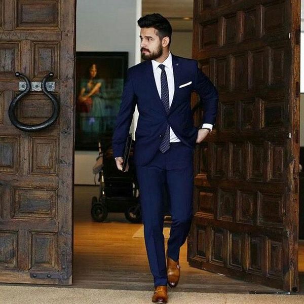 custom made navy blue business men suits for wedding man blazer jacket groom tuxedos 2piece coat+pants slim costume homme men's & blaze, White;black
custom made navy blue business men suits for wedding man blazer jacket groom tuxedos 2piece coat+pants slim costume homme men's & blaze, White;black