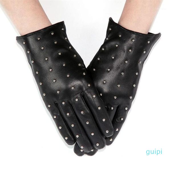 five fingers gloves fashion beaded black mittens women soft sheepskin warm winter gloves1, Blue;gray
five fingers gloves fashion beaded black mittens women soft sheepskin warm winter gloves1, Blue;gray