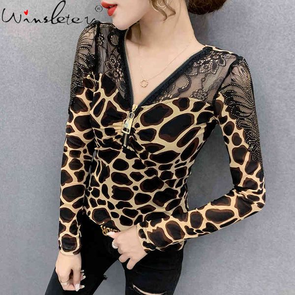 women's t-shirt spring fall girls fashion print gold v-neck drape zipper spliced mesh women shiny diamonds tees 2021 t11, White
women's t-shirt spring fall girls fashion print gold v-neck drape zipper spliced mesh women shiny diamonds tees 2021 t11, White