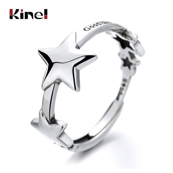 cluster rings kinel 2021 bijoux silver 925 star ring for women wedding 100% sterling stackable finger jewelry, Golden;silver
cluster rings kinel 2021 bijoux silver 925 star ring for women wedding 100% sterling stackable finger jewelry, Golden;silver