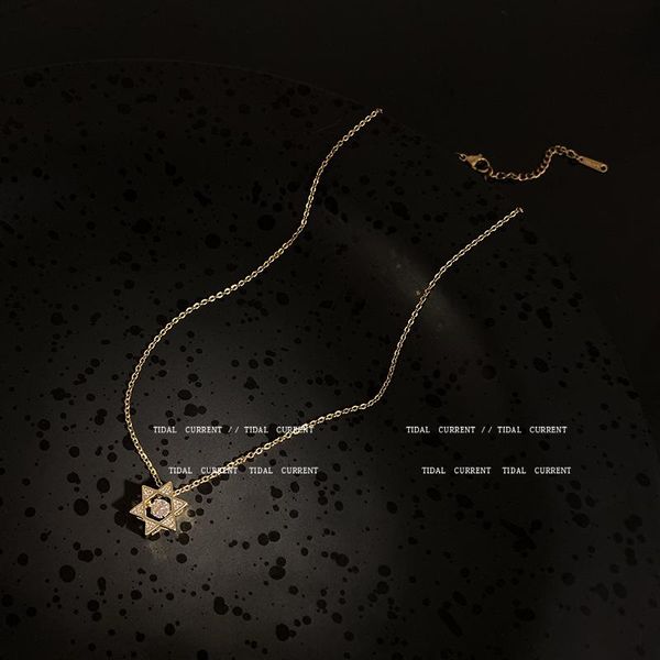 pendant necklaces titanium steel clavicle chain choker necklace female temperament fashion zircon star for women, Silver
pendant necklaces titanium steel clavicle chain choker necklace female temperament fashion zircon star for women, Silver