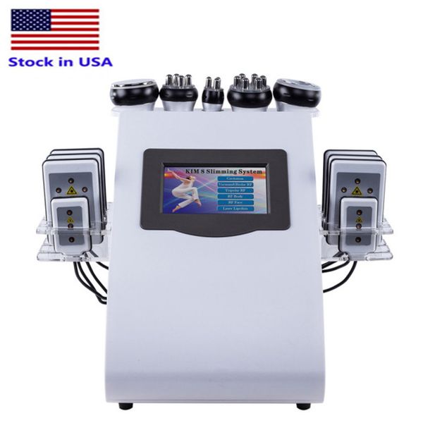 stock usa high end slimming home use 6 in 1 40k ultrasonic cavitation vacuum radio frequency laser 8 pads beauty equipment
stock usa high end slimming home use 6 in 1 40k ultrasonic cavitation vacuum radio frequency laser 8 pads beauty equipment