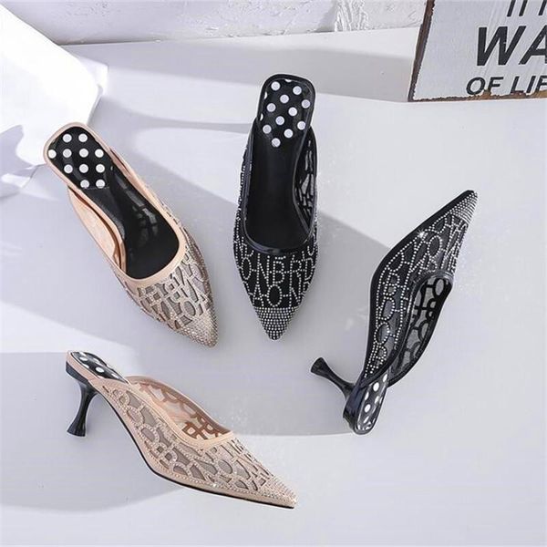 slippers s mesh gauze pointed leather high heels apricot black stiletto summer ladies party
slippers s mesh gauze pointed leather high heels apricot black stiletto summer ladies party