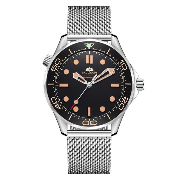 automatic self wind mechanical net stainless steel nylon strap luxury men new limited watchg, Slivery;brown
automatic self wind mechanical net stainless steel nylon strap luxury men new limited watchg, Slivery;brown