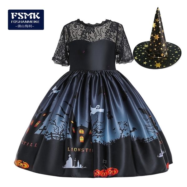 2021 new girls princess lace bra dress halloween ghost print children's dress set, Red;yellow
2021 new girls princess lace bra dress halloween ghost print children's dress set, Red;yellow