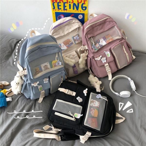 cute nylon women backpack fashion waterproof rucksack for teen girl kawaii cartoon school bag student book travel bags gift
cute nylon women backpack fashion waterproof rucksack for teen girl kawaii cartoon school bag student book travel bags gift