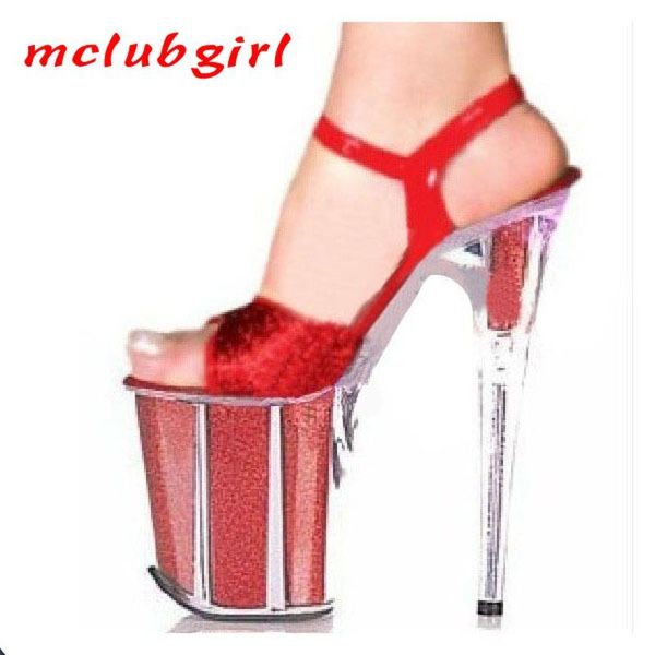 mclubgirl 20cm heels solid round head silver large grain color elegant stage shoes super high women's lyp sandals, Black
mclubgirl 20cm heels solid round head silver large grain color elegant stage shoes super high women's lyp sandals, Black