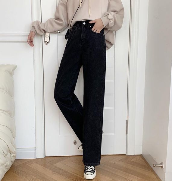 women's jeans fall real s cost-effective korean style love high waist slimming set, Blue
women's jeans fall real s cost-effective korean style love high waist slimming set, Blue