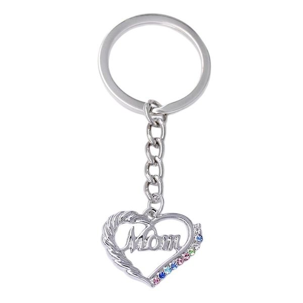 keychains alloy metal multicolor crystal mom words heart charm key chain ring fashion mother days gift jewelry, Silver
keychains alloy metal multicolor crystal mom words heart charm key chain ring fashion mother days gift jewelry, Silver