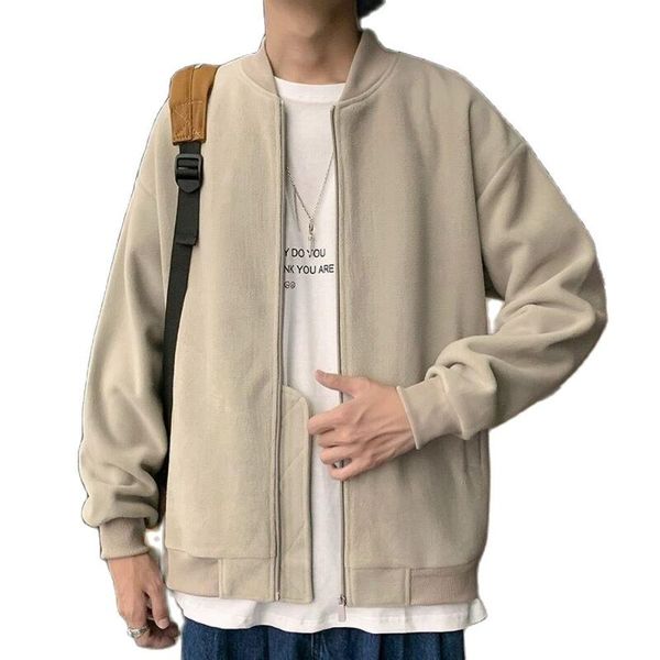 men's jackets baseball jacket fall trend casual loose wool crew neck cardigan sports hooded coat, Black;brown
men's jackets baseball jacket fall trend casual loose wool crew neck cardigan sports hooded coat, Black;brown
