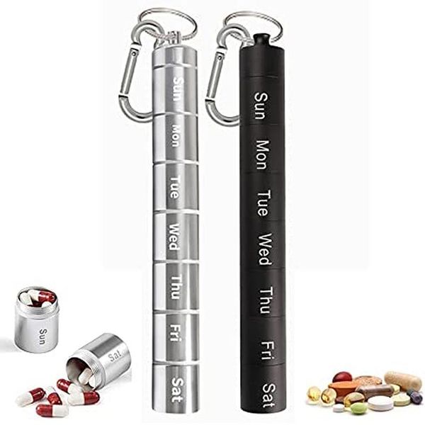 storage bottles & jars metal organizer 7 days case waterproof emergency holder dispenser with keychain
storage bottles & jars metal organizer 7 days case waterproof emergency holder dispenser with keychain