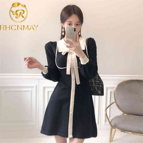 winter korea version bow neck slim elastic long sleeve woolen sweater single breasted grace temperament jersey dress 210520, Black;gray
winter korea version bow neck slim elastic long sleeve woolen sweater single breasted grace temperament jersey dress 210520, Black;gray