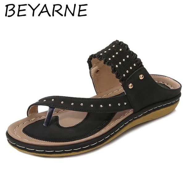 beyarnesummer women shoes fashion casual outdoor beach slippers comfortable flat bottomed toe sandals plus size 36-43, Black
beyarnesummer women shoes fashion casual outdoor beach slippers comfortable flat bottomed toe sandals plus size 36-43, Black