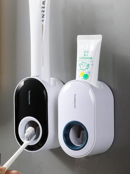 toothbrush holders automatic toothpaste dispenser bathroom accessories set door wall home dust-proof lazy decorations
toothbrush holders automatic toothpaste dispenser bathroom accessories set door wall home dust-proof lazy decorations