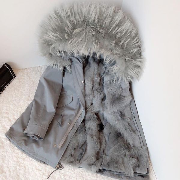 women's fur & faux import real coat winter women 2021 parka with liner natural raccoon hood jacket oversized loose streetwear, Black
women's fur & faux import real coat winter women 2021 parka with liner natural raccoon hood jacket oversized loose streetwear, Black