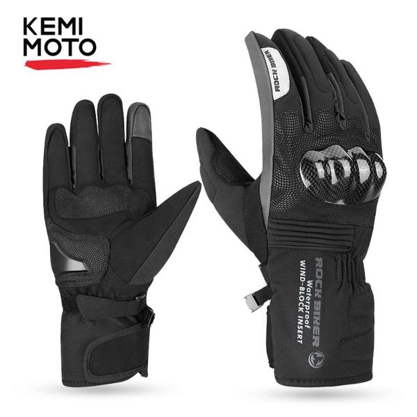 winter motorcycle gloves waterproof warm moto guantes touch screen anti-slip motorbike riding carbon protective cycling, Black
winter motorcycle gloves waterproof warm moto guantes touch screen anti-slip motorbike riding carbon protective cycling, Black