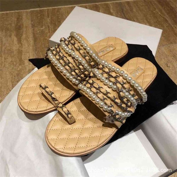 80% off outlet store summer new small fragrance black chain pearl toe beach sandals lazy fashion slippers
80% off outlet store summer new small fragrance black chain pearl toe beach sandals lazy fashion slippers