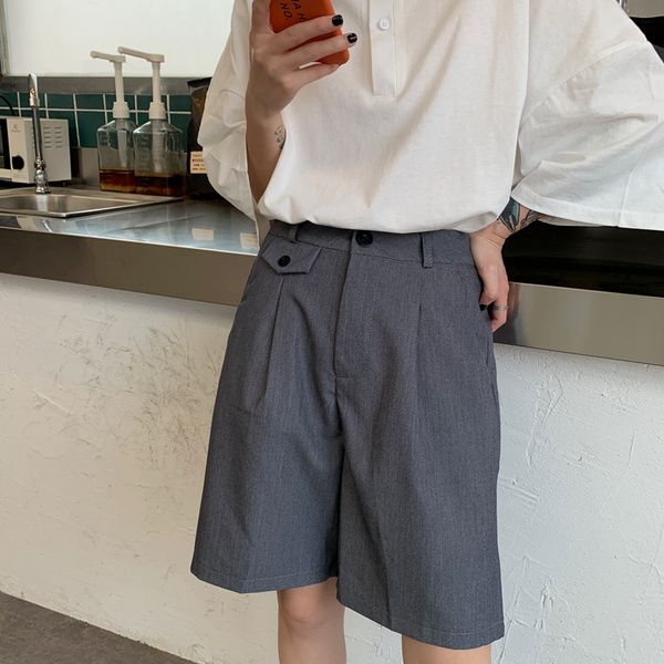 summer work suit shorts women solid color casual wide leg high waist loose short femme office ladies bottoms 210421, White;black
summer work suit shorts women solid color casual wide leg high waist loose short femme office ladies bottoms 210421, White;black