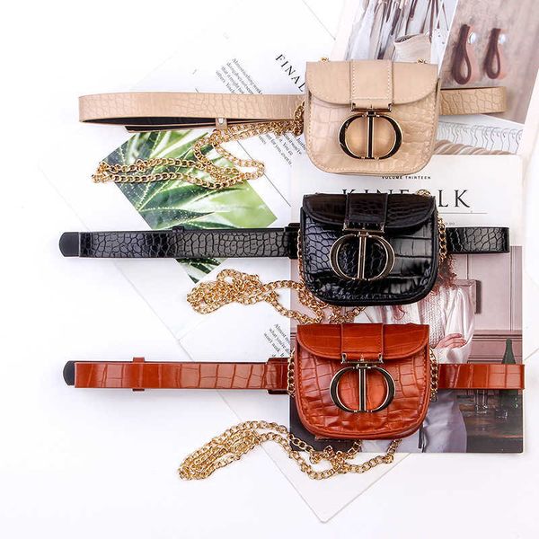 straight women's waist bag chain belt removable student fashion
straight women's waist bag chain belt removable student fashion