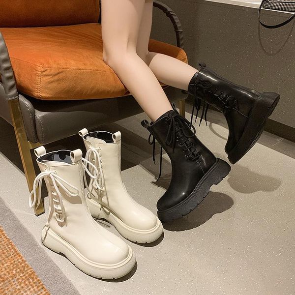 boots lady women's rubber shoes rain boots-women round toe luxury designer flat heel lace up 2021 autumn med fashion rock ankle, Black
boots lady women's rubber shoes rain boots-women round toe luxury designer flat heel lace up 2021 autumn med fashion rock ankle, Black