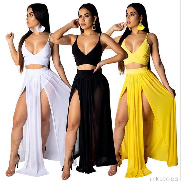 chiffon beach summer dress womens tracksuits long formal party dresses two pieces knee length women sets bra skirt solid, Gray
chiffon beach summer dress womens tracksuits long formal party dresses two pieces knee length women sets bra skirt solid, Gray