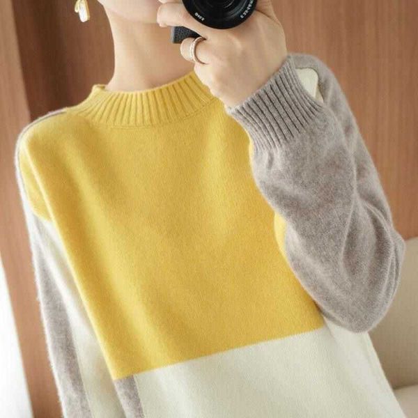 women's sweaters fashion color matching knitted sweater autumn and winter o-neck youth girl pullover japan south korea base shirt, White;black
women's sweaters fashion color matching knitted sweater autumn and winter o-neck youth girl pullover japan south korea base shirt, White;black
