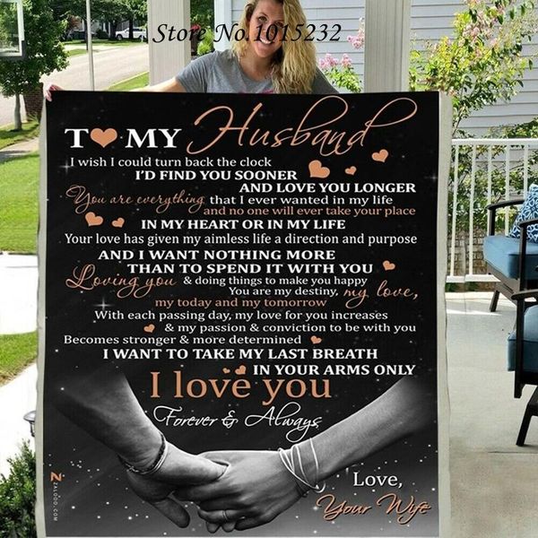 blankets letter blanket to my husband 3d printed fleece for beds thick quilt fashion throw love wife w74
blankets letter blanket to my husband 3d printed fleece for beds thick quilt fashion throw love wife w74