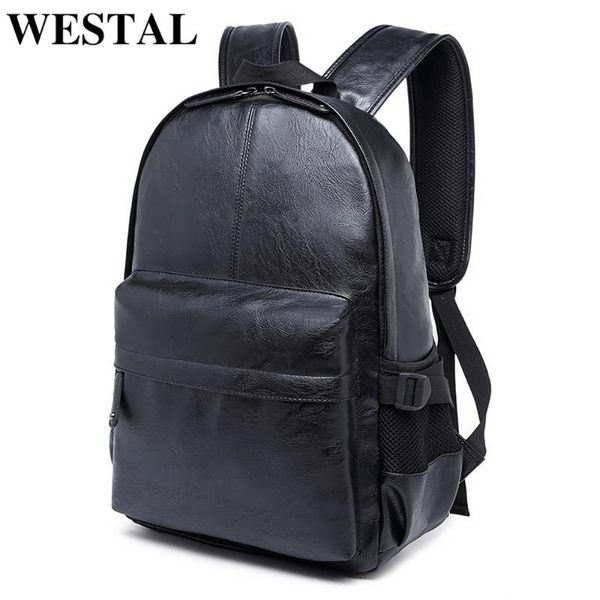 backpack westal men's pu leather summer fashion casual daypack schoolbag for men business lapbackpacks
backpack westal men's pu leather summer fashion casual daypack schoolbag for men business lapbackpacks