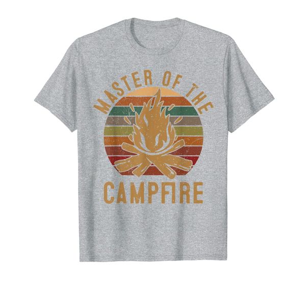 Master of the Campfire Camping Lovers Gift Camper T-Shirt, Mainly pictures