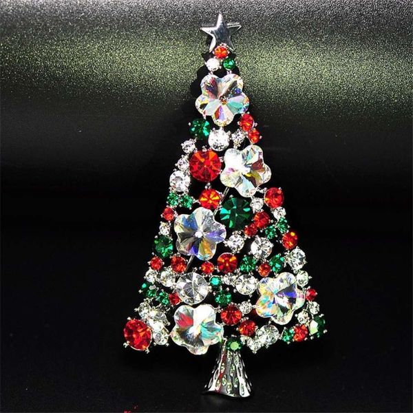 grade creative fashion star christmas tree diamond brooch clothing personality pin, Gray
grade creative fashion star christmas tree diamond brooch clothing personality pin, Gray