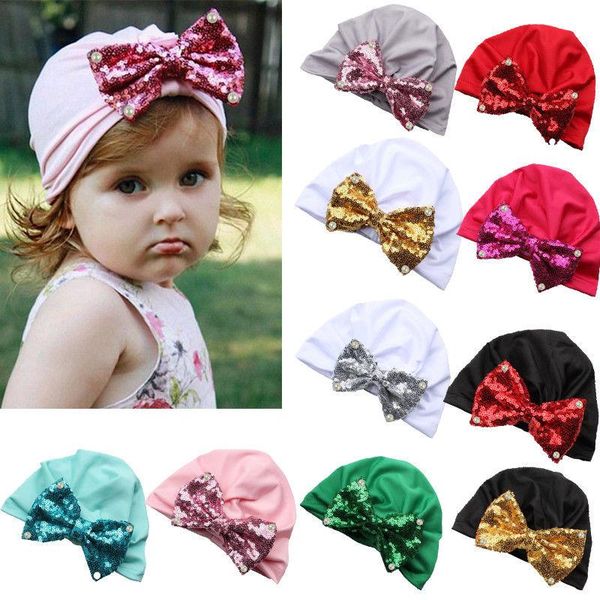 hair accessories toddler baby kids bow knotted sequins cap wrap turban beanie soft hat, Slivery;white
hair accessories toddler baby kids bow knotted sequins cap wrap turban beanie soft hat, Slivery;white