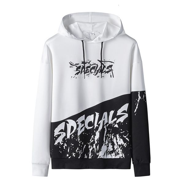 mens sweater 2021 autumn new graffiti hoodie stitching trend men's casual pullover long sleeve sweater wear, Black
mens sweater 2021 autumn new graffiti hoodie stitching trend men's casual pullover long sleeve sweater wear, Black