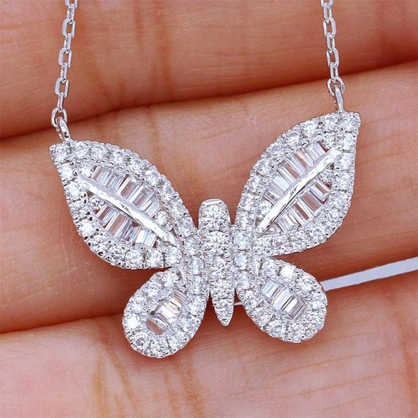 pendant necklaces caoshi elegant butterfly shape with dazzling cubic zirconia necklace for women delicate daily collocation jewelry, Silver
pendant necklaces caoshi elegant butterfly shape with dazzling cubic zirconia necklace for women delicate daily collocation jewelry, Silver