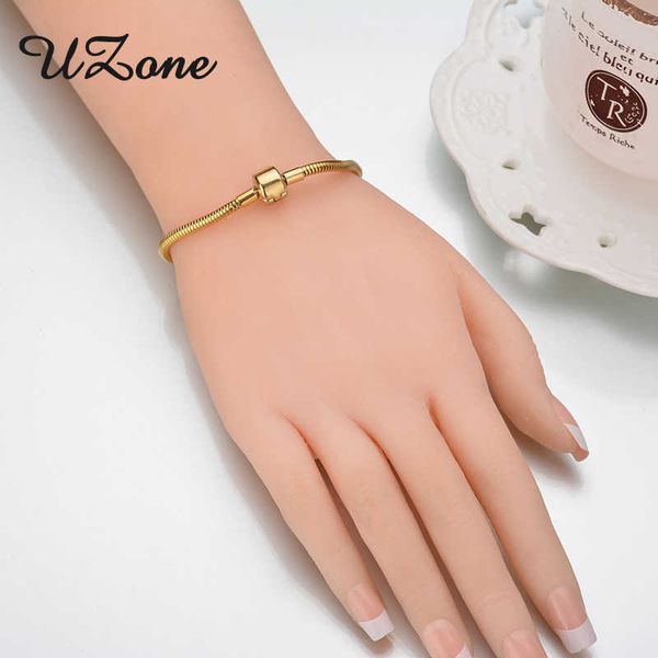uzone european style vintage bracelet antique snake chain bracelet bangles for women diy jewelry gift q0719, Black
uzone european style vintage bracelet antique snake chain bracelet bangles for women diy jewelry gift q0719, Black