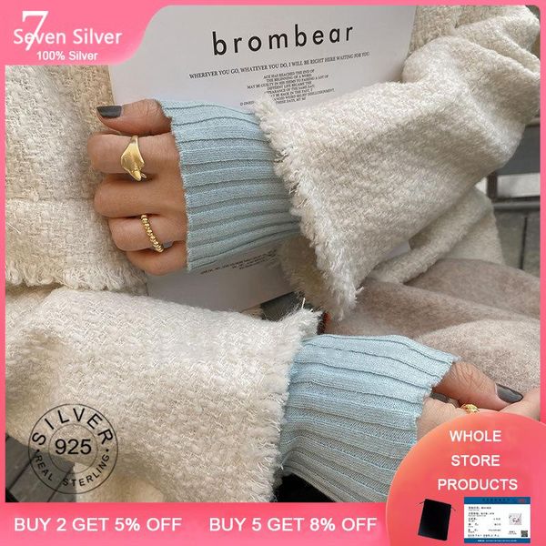 cluster rings real 925 sterling silver cute tail gold color dot personality adjustable ring fine jewelry for women party elegant accessories, Golden;silver
cluster rings real 925 sterling silver cute tail gold color dot personality adjustable ring fine jewelry for women party elegant accessories, Golden;silver