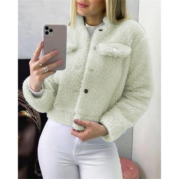 women's wool teddy coat street going out fall winter coat regular fit casual jacket long sleeve solid color pocket blue blushing pink g, Black
women's wool teddy coat street going out fall winter coat regular fit casual jacket long sleeve solid color pocket blue blushing pink g, Black