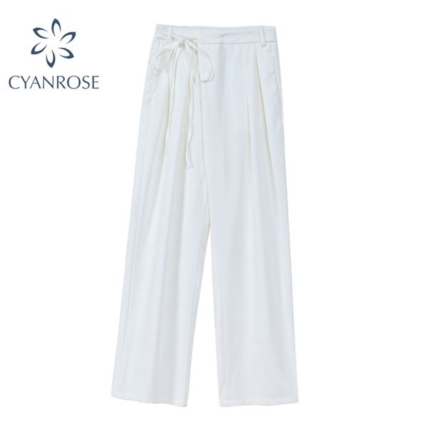 soft comfort women pants white wide leg high waist long pockets spring lady office wear female ankle trousers mujer 210430, Black;white
soft comfort women pants white wide leg high waist long pockets spring lady office wear female ankle trousers mujer 210430, Black;white