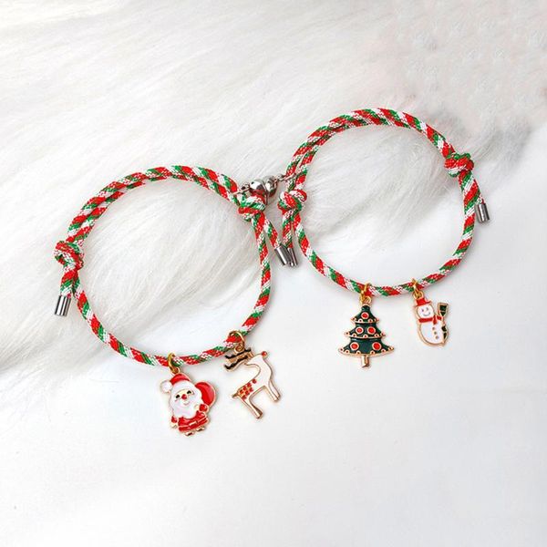 charm bracelets christmas love magnet couple bracelet a gift for girlfriend, Golden;silver
charm bracelets christmas love magnet couple bracelet a gift for girlfriend, Golden;silver