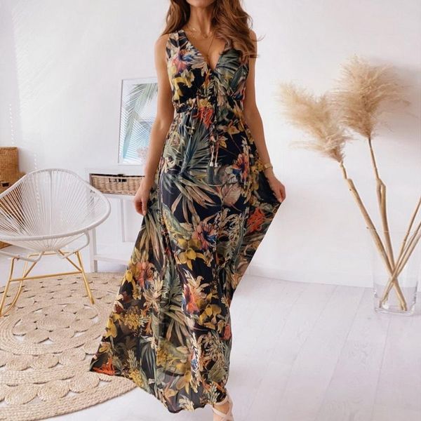 casual dresses vintage print lace-up backless long dress elegant halter v neck sleeveless party women slim elastic waist maxi, Black;gray
casual dresses vintage print lace-up backless long dress elegant halter v neck sleeveless party women slim elastic waist maxi, Black;gray