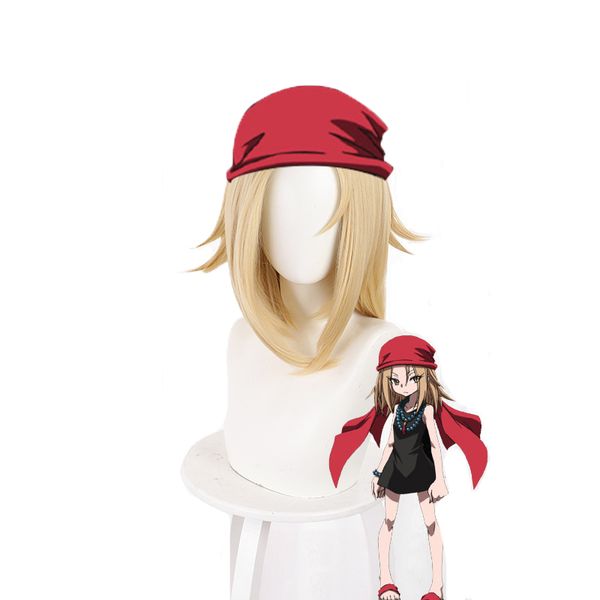 kyoyama anna cosplay wig anime shaman king mix yellow synthetic hair heat resistant halloween party role play, Black
kyoyama anna cosplay wig anime shaman king mix yellow synthetic hair heat resistant halloween party role play, Black