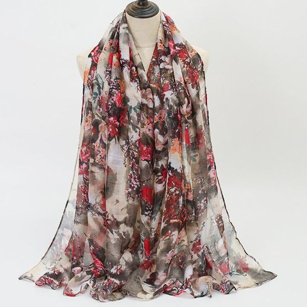 scarves 2021 floral viscose scarf muslim hijabs stoles autumn winter for women long shawls and wraps islam turban foulard, Blue;gray
scarves 2021 floral viscose scarf muslim hijabs stoles autumn winter for women long shawls and wraps islam turban foulard, Blue;gray